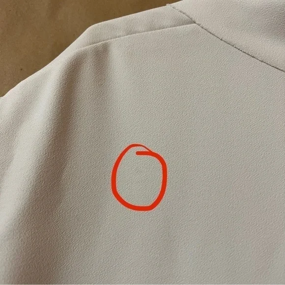 IRO Astrid High Neck Handkerchief Neck Boxy Blouse Oversized Popover Top Size 6 - Picture 11 of 13